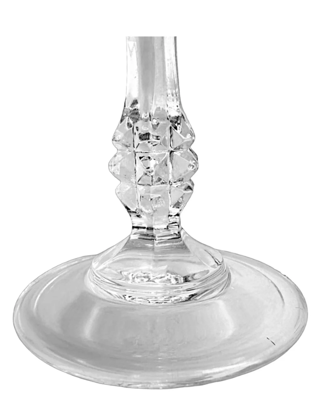 Clear Crystal Shot Glasses 4 3/4” (lot of 8) Footed